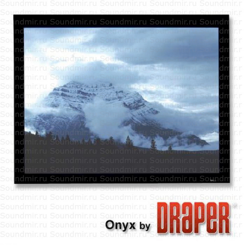 Draper Onyx HDTV (9:16) 302/119" 147x264 MS1000X Grey Vel-Tex